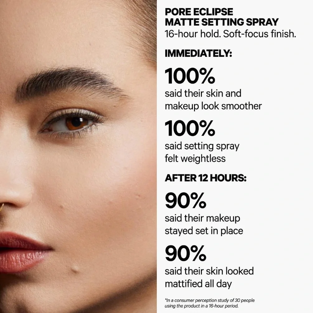 LAST 1! MILK Makeup Pore Eclipse Mattifying Blurring Setting Spray Mini 🪞 NEW - Picture 2 of 8
